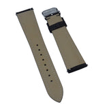 20mm, 22mm Black Nylon / Fabric Slim Watch Strap, Quick Release Spring Bars