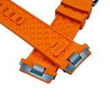 22mm Orange FKM Rubber Watch Strap For IWC Aquatimer, Quick Release System