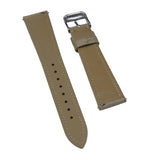 20mm, 22mm Khaki Nylon / Fabric Slim Watch Strap, Quick Release Spring Bars