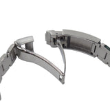 20mm, 21mm, 22mm Straight End Stainless Steel Watch Strap, Rolex Style