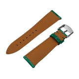 18mm, 19mm, 20mm, 21mm, 22mm Green Alligator Leather Watch Strap