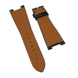 25mm Dark Green Alligator Leather Watch Strap For Patek Philippe Nautilus
