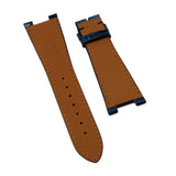 25mm Navy Blue Alligator Leather Watch Strap For Patek Philippe Nautilus