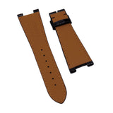 25mm Dark Brown Alligator Leather Watch Strap For Patek Philippe Nautilus