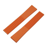 19mm Straight End Orange FKM Rubber Watch Strap For Patek Philippe Aquanaut 5064 etc.