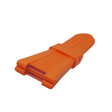 25mm Vertical Stripes Orange FKM Rubber Watch Strap For Patek Philippe Nautilus
