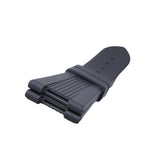 25mm Vertical Stripes Gray FKM Rubber Watch Strap For Patek Philippe Nautilus