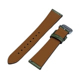 18mm, 19mm, 20mm Pickle Green Lizard Leather Watch Strap