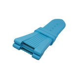 25mm Vertical Stripes Sky Blue FKM Rubber Watch Strap For Patek Philippe Nautilus