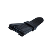 25mm Vertical Stripes Black FKM Rubber Watch Strap For Patek Philippe Nautilus