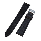 20mm Italy Dark Brown Calf Leather Slim Watch Strap