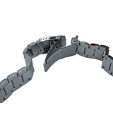 20mm, 22mm Straight End Stainless Steel Watch Strap, Brushed, Model 9