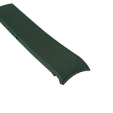 21mm Curved End Army Green FKM Rubber Watch Strap For Longines HydroConquest 41mm