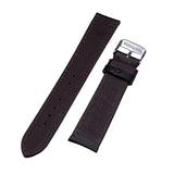 18mm, 20mm Dark Brown Calf Leather Watch Strap