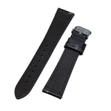 20mm Brush-Off White Calf Leather Slim Watch Strap, Quick Release