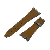 28mm Mouse Grey Alligator Leather Watch Strap For Audemars Piguet Royal Oak Offshore