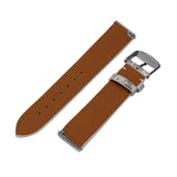 15.5mm, 17.5mm, 19mm Himalaya White Alligator Leather Watch Strap For Cartier Santos Dumont, Quick Release