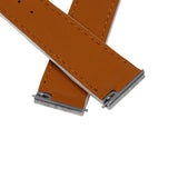 15.5mm, 17.5mm, 19mm Himalaya White Alligator Leather Watch Strap For Cartier Santos Dumont, Quick Release