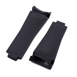 20mm Curved End Black FKM Rubber Watch Strap For Rolex, Omega and MoonSwatch