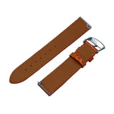 15.5mm, 17.5mm, 19mm Orange Alligator Leather Watch Strap For Cartier Santos Dumont, Quick Release