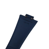 11mm, 12mm Fine Triangle Pattern Navy Blue FKM Rubber CTS Watch Strap For Tissot PRX, Quick Release Spring Bars