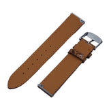 15.5mm, 17.5mm, 19mm Caramel Brown Alligator Leather Watch Strap For Cartier Santos Dumont, Quick Release