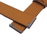 15.5mm, 17.5mm, 19mm Caramel Brown Alligator Leather Watch Strap For Cartier Santos Dumont, Quick Release