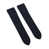 20mm, 23mm Black Sailcloth Watch Strap For Cartier Santos
