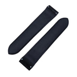 20mm, 23mm Black Sailcloth Watch Strap For Cartier Santos