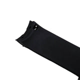 21mm Curved End Black FKM Rubber Watch Strap For Longines HydroConquest 41mm, Quick Release Spring Bars