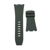 30mm Army Green FKM Rubber Watch Strap For Audemars Piguet Royal Oak Offshore 43mm, Quick Release