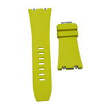 30mm Yellow FKM Rubber Watch Strap For Audemars Piguet Royal Oak Offshore 43mm, Quick Release