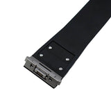 21mm Black FKM Rubber Watch Strap For Cartier Santos Model, Quick Release