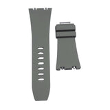 30mm Taupe FKM Rubber Watch Strap For Audemars Piguet Royal Oak Offshore 43mm, Quick Release
