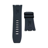 28mm Nylon Grain Black FKM Rubber Watch Strap For Audemars Piguet Royal Oak Offshore 15720
