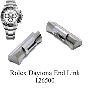 20mm Steel 904L Stainless Steel End Link For Rolex Daytona 126500