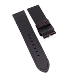 24mm, 26mm Dark Brown Calf Leather Watch Strap For Panerai