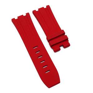 【GM】 28mm Red FKM Rubber Watch Strap For Audemars Piguet Royal Oak Offshore 42mm