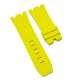【GM】 28mm Yellow FKM Rubber Watch Strap For Audemars Piguet Royal Oak Offshore 42mm