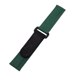 20mm Castleton Green Nylon Watch Strap For Rolex, Velcro Style