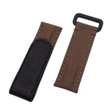 20mm Brown Nylon Watch Strap For Rolex, Velcro Style