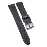 18mm, 20mm Navy Blue Epsom Calf Leather Watch Strap