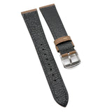 18mm, 20mm Peanut Brown Epsom Calf Leather Watch Strap