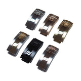 21mm Curved End Grey FKM Rubber Watch Strap For Tudor Black Bay 41