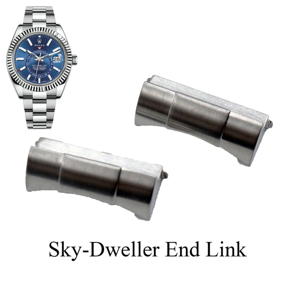 22mm Steel Stainless End Link For Rolex Sky-Dweller