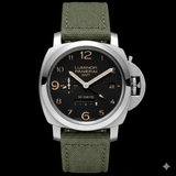 24mm, 26mm Army Green Canvas Watch Strap, Both Sides in Canvas For Panerai