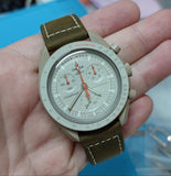 20mm Cedar Brown Matte Calf Leather Watch Strap For Zenith