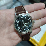 18mm, 20mm Brown Pueblo Calf Leather Watch Strap