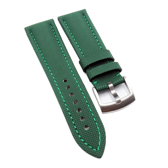 23mm Green Fiber Watch Strap For Blancpain Fifty Fathoms