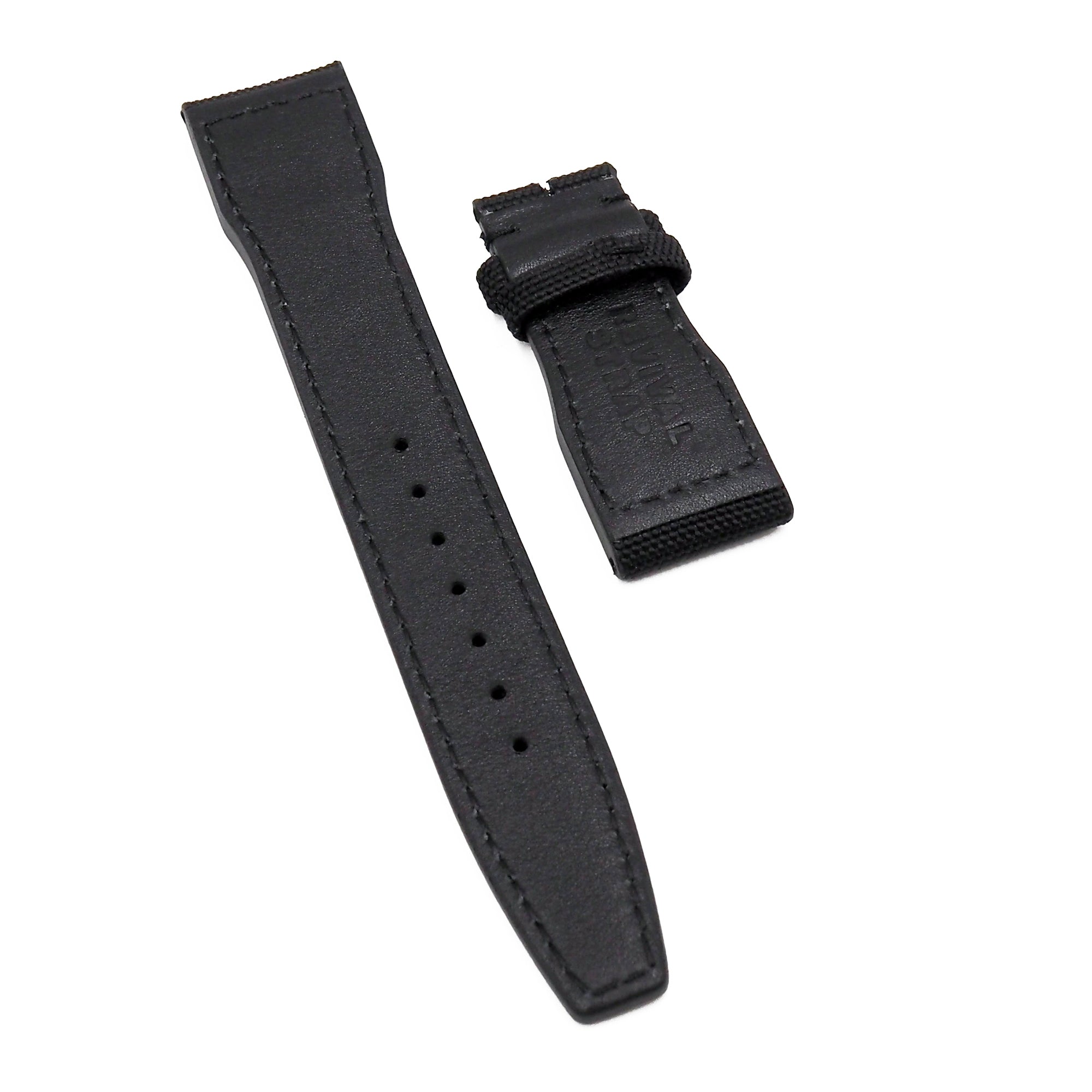  ANKANG Genuine Leather Rivet Watchband 20mm 21mm 22mm
